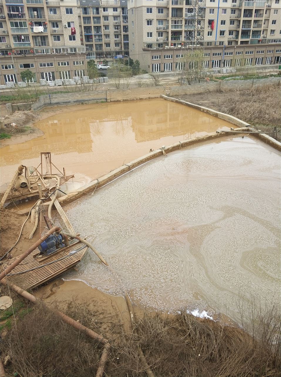 尼玛沉淀池淤泥清理-厂区废水池淤泥清淤